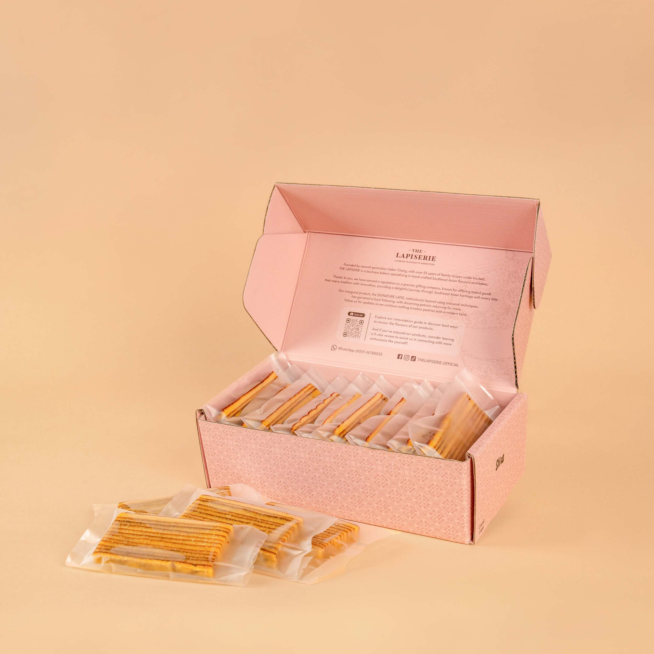 Classic Lapis Taster Slice · Box of 10 pcs