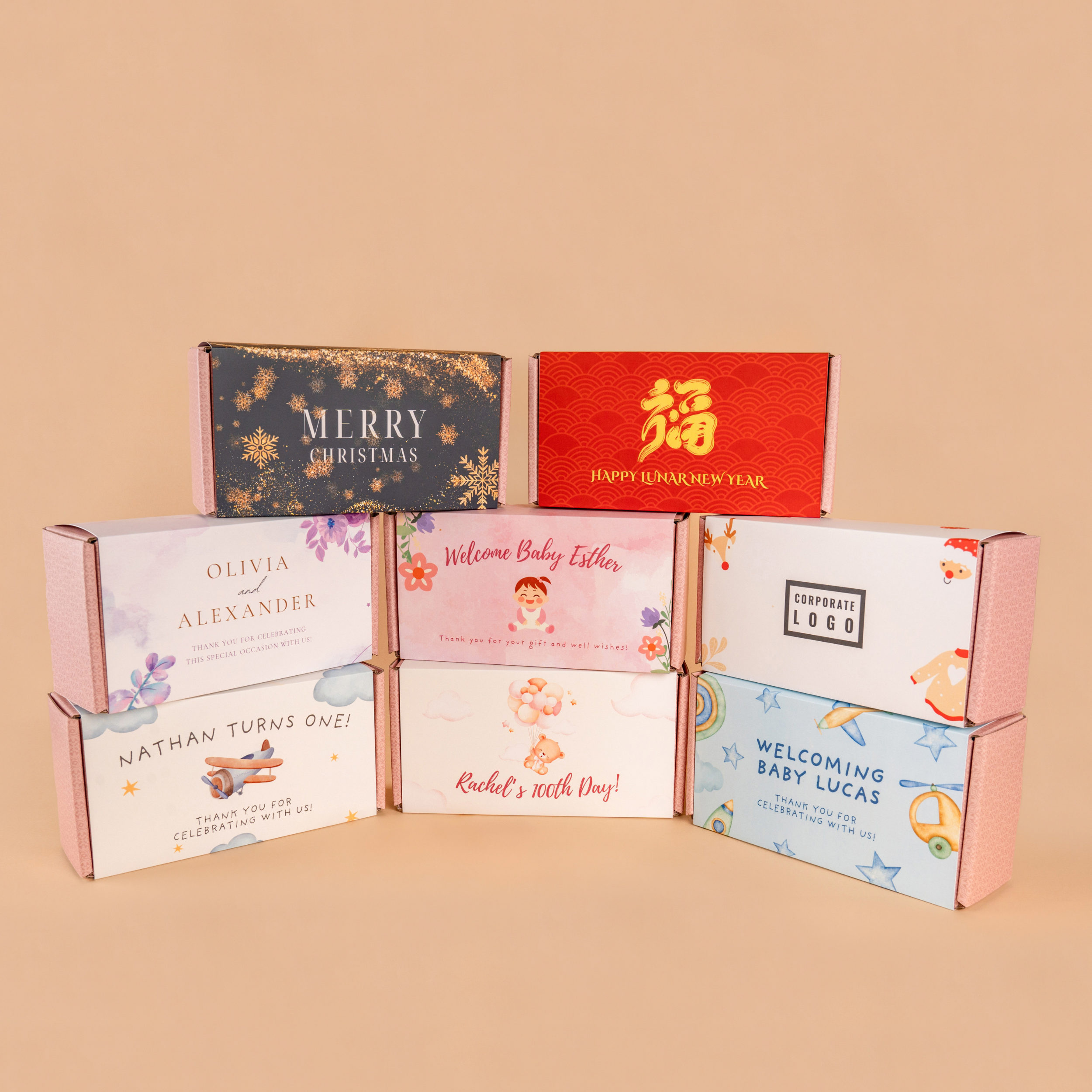 Custom Occasion Gift Sleeve · Add-On (MOQ of 10)