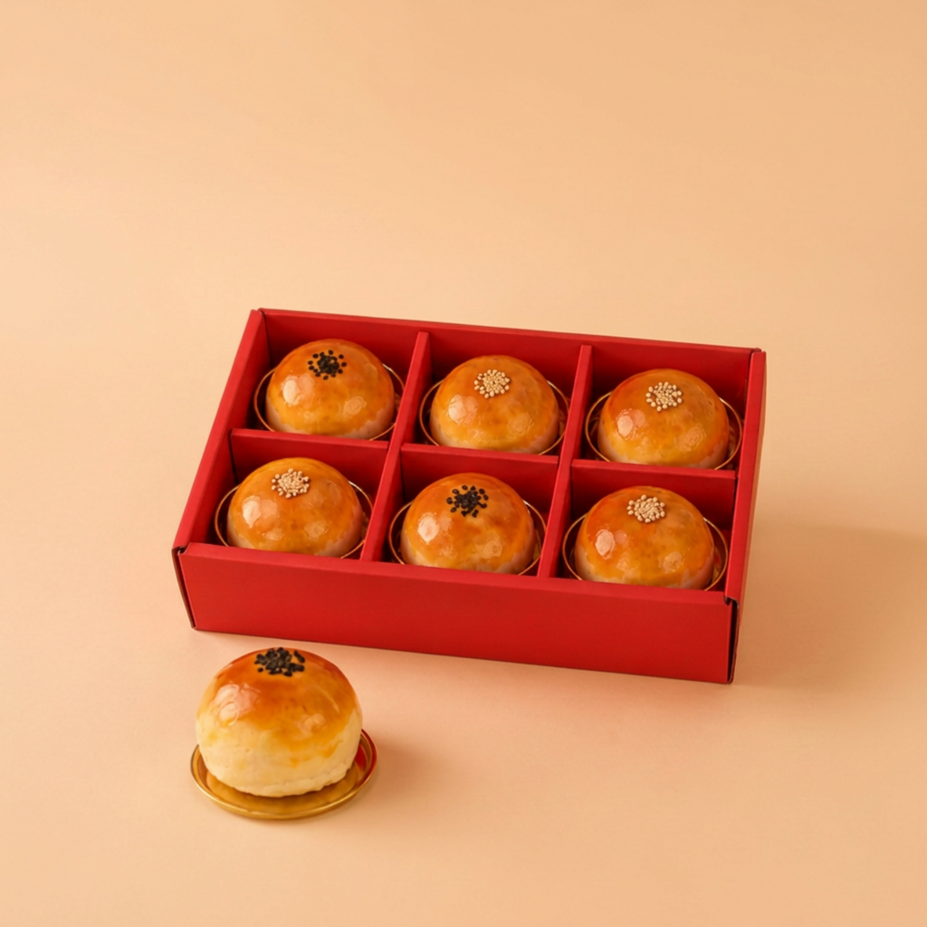 Salted Yolk Pastry · Box of 6 (Collection from 22 Aug)